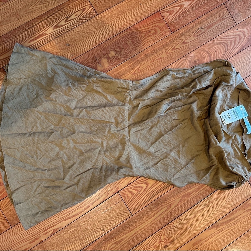 Mango Tan Mini Skirt